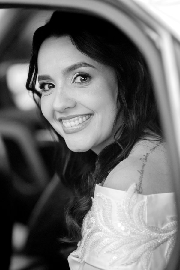 Fotografia de casamento em preto e branco