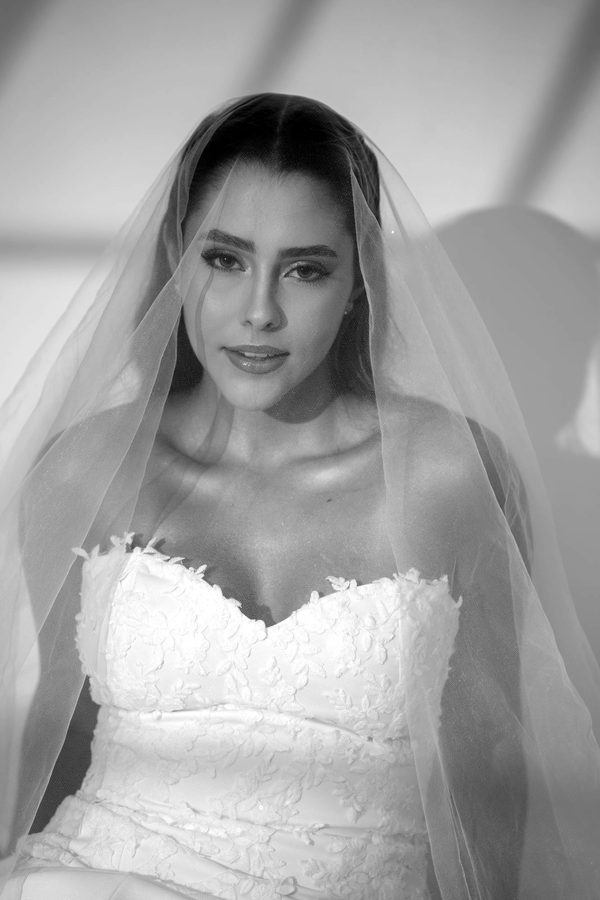 Fotografia de casamento em preto e branco
