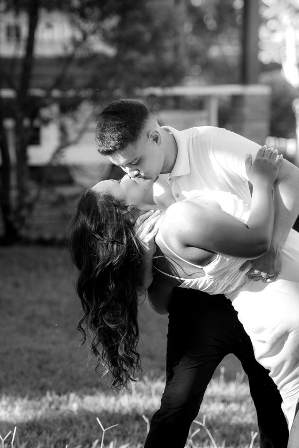 Fotografia de casamento em preto e branco