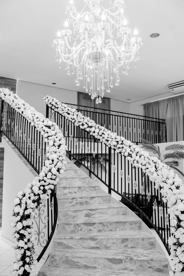 Fotografia de casamento em preto e branco