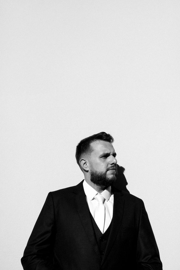 Fotografia de casamento em preto e branco