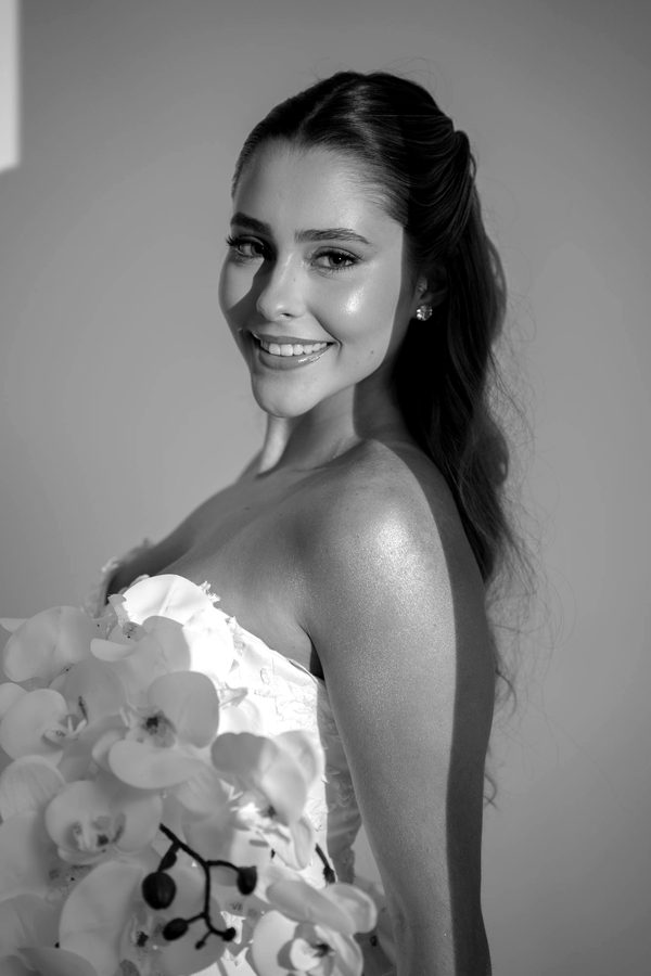 Fotografia de casamento em preto e branco