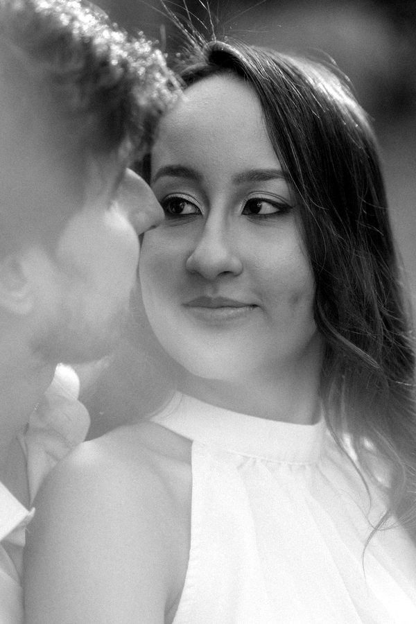 Fotografia de casamento em preto e branco