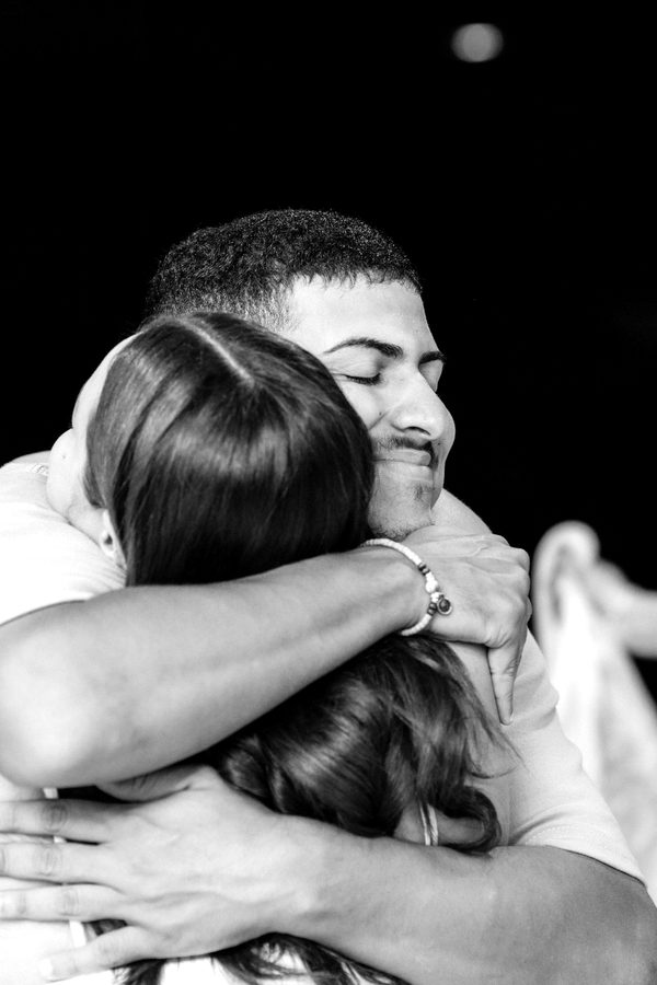 Fotografia de casamento em preto e branco